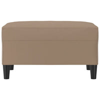 Poggiapiedi Cappuccino 70x55x41 cm in Similpelle