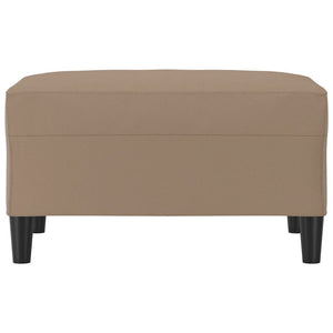 Poggiapiedi Cappuccino 70x55x41 cm in Similpelle