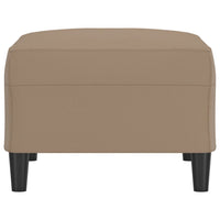 Poggiapiedi Cappuccino 70x55x41 cm in Similpelle