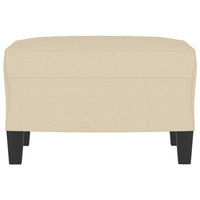 Poggiapiedi Crema 60x50x41 cm in Tessuto 349329