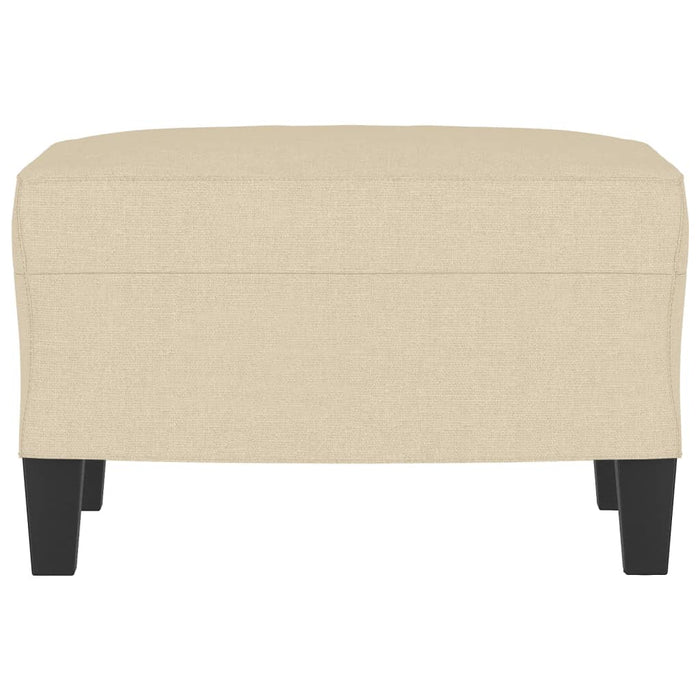 Poggiapiedi Crema 60x50x41 cm in Tessuto 349329