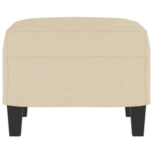Poggiapiedi Crema 60x50x41 cm in Tessuto 349329