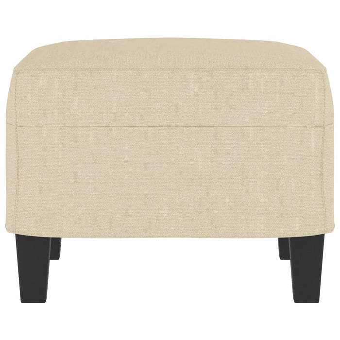 Poggiapiedi Crema 60x50x41 cm in Tessuto 349329