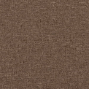 Poggiapiedi Marrone 60x50x41 cm in Tessuto 349330