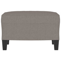 Poggiapiedi Tortora 60x50x41 cm in Tessuto 349334