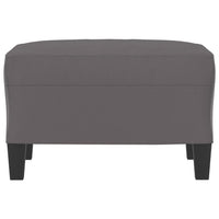 Poggiapiedi Grigio 60x50x41 cm in Similpelle 349338