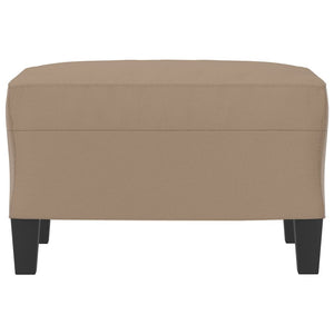 Poggiapiedi Cappuccino 60x50x41 cm in Similpelle