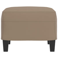 Poggiapiedi Cappuccino 60x50x41 cm in Similpelle