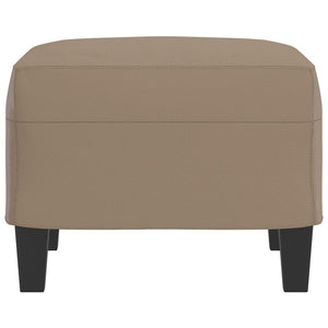 Poggiapiedi Cappuccino 60x50x41 cm in Similpelle