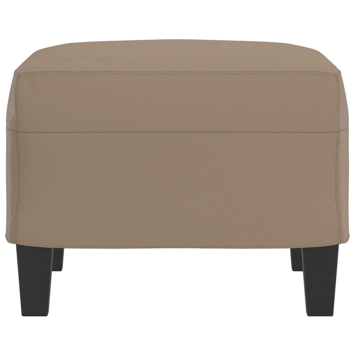 Poggiapiedi Cappuccino 60x50x41 cm in Similpelle