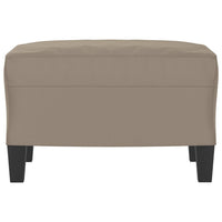 Poggiapiedi Tortora 60x50x41 cm in Tessuto Microfibra cod mxl 68030