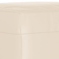 vidaXL Poggiapiedi Beige 60x50x41 cm in Tessuto Microfibra