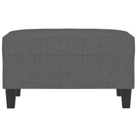 Poggiapiedi Grigio Scuro 70x55x41 cm in Tessuto cod mxl 66501