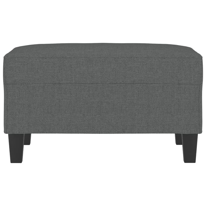 Poggiapiedi Grigio Scuro 70x55x41 cm in Tessuto cod mxl 66501