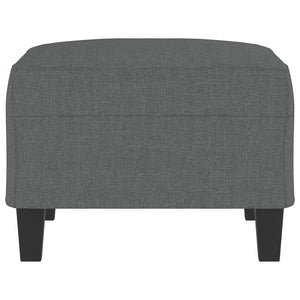 Poggiapiedi Grigio Scuro 70x55x41 cm in Tessuto 349348