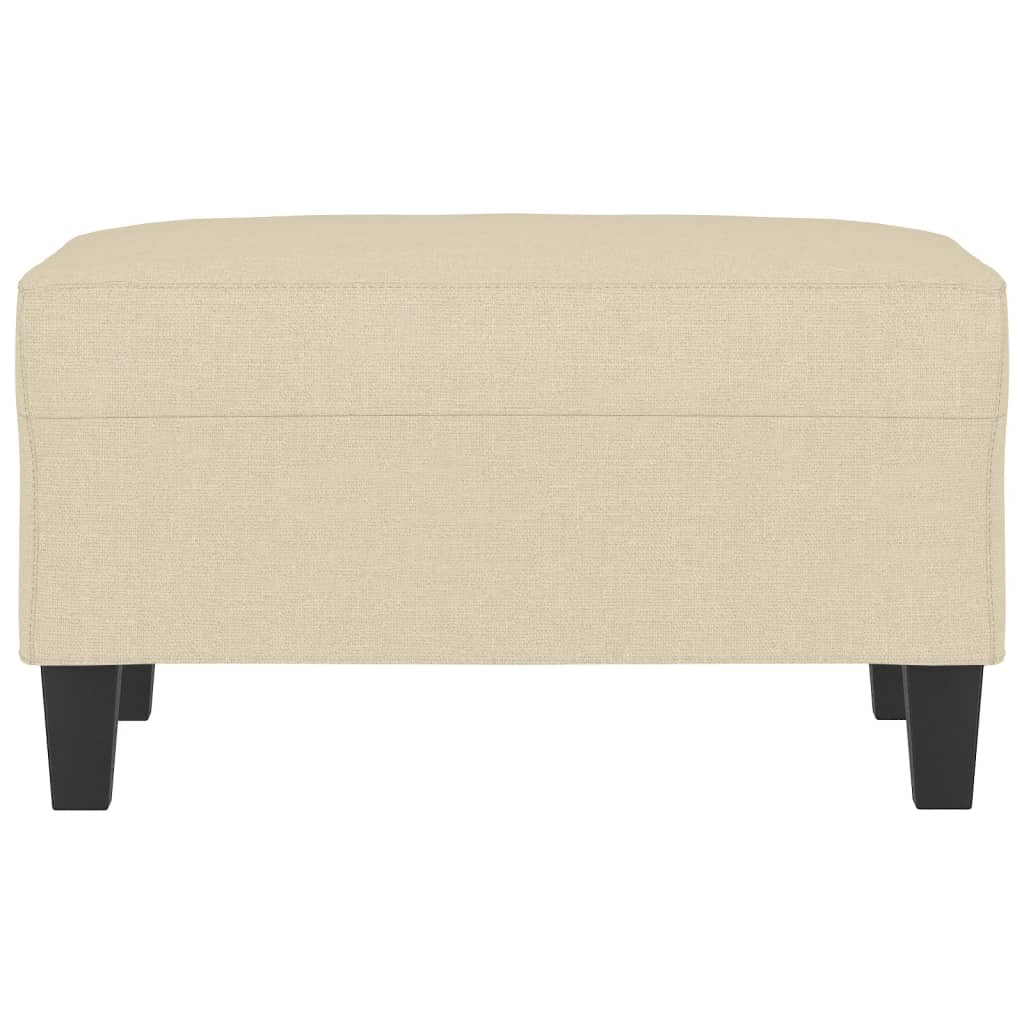 Poggiapiedi Crema 70x55x41 cm in Tessuto 349349