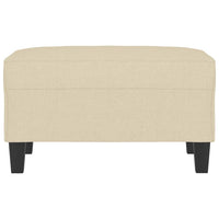 Poggiapiedi Crema 70x55x41 cm in Tessuto 349349