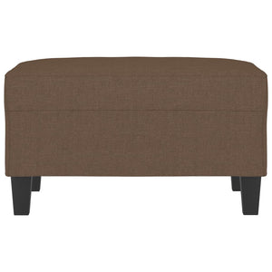 Poggiapiedi Marrone 70x55x41 cm in Tessuto 349350