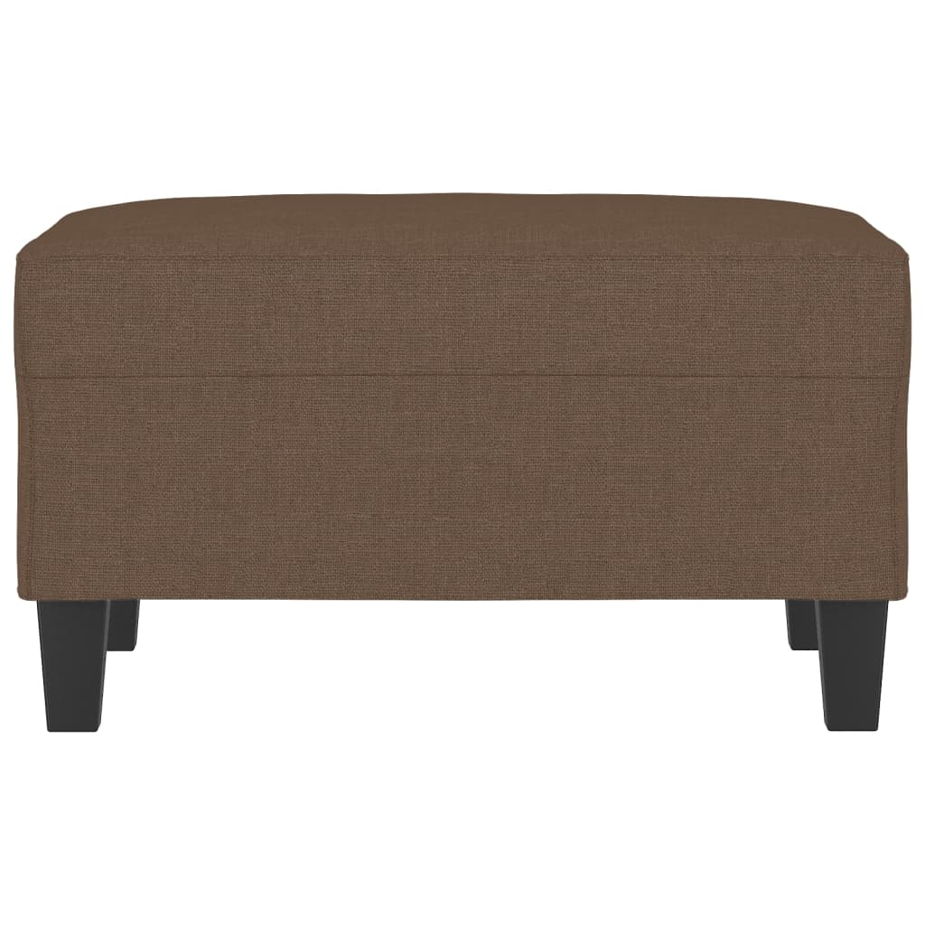 Poggiapiedi Marrone 70x55x41 cm in Tessuto cod mxl 68689