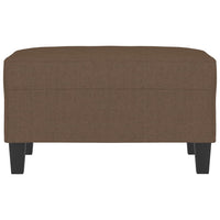 Poggiapiedi Marrone 70x55x41 cm in Tessuto cod mxl 68689