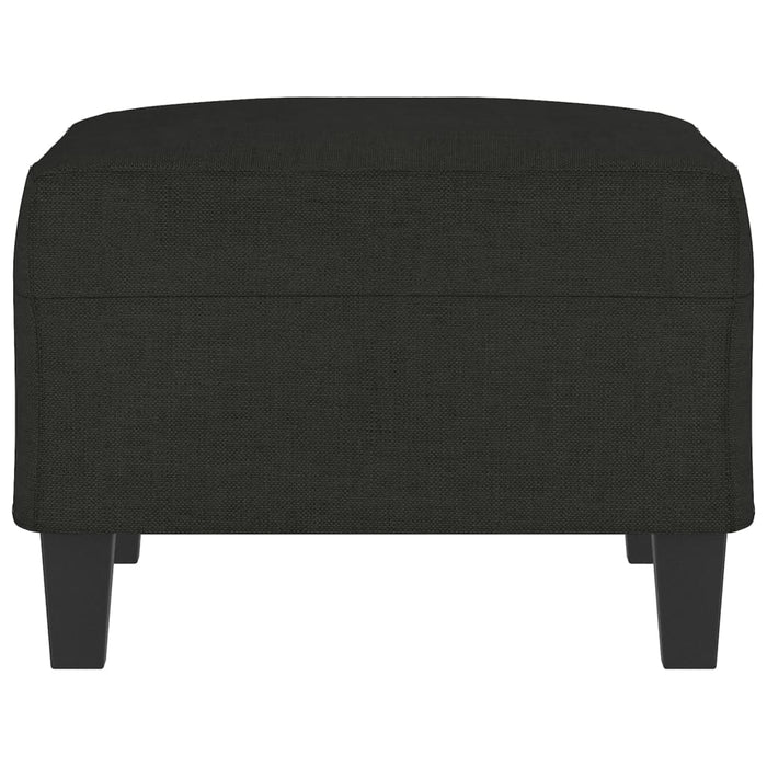 Poggiapiedi Nero 70x55x41 cm in Tessuto 349351