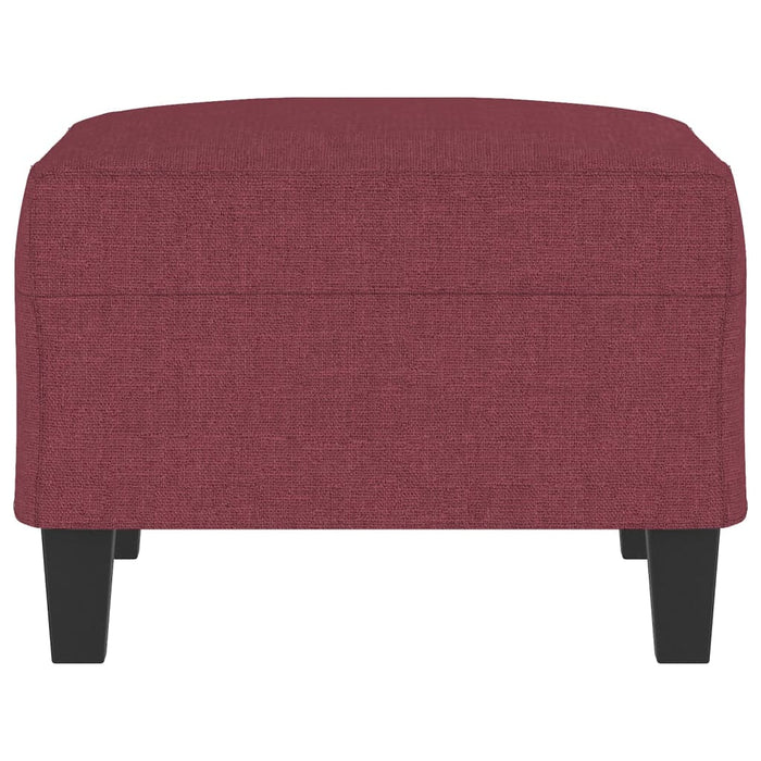 Poggiapiedi Rosso Vino 70x55x41 cm in Tessuto 349353