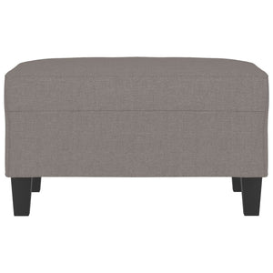 Poggiapiedi Tortora 70x55x41 cm in Tessuto