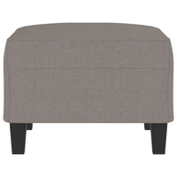 Poggiapiedi Tortora 70x55x41 cm in Tessuto