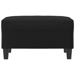 Poggiapiedi Nero 70x55x41 cm in Similpelle 349355