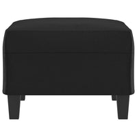 Poggiapiedi Nero 70x55x41 cm in Similpelle 349355