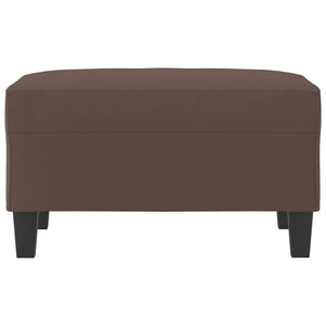 Poggiapiedi Marrone 70x55x41 cm in Similpelle