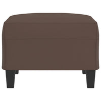 Poggiapiedi Marrone 70x55x41 cm in Similpelle 349357