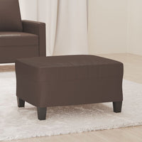 Poggiapiedi Marrone 70x55x41 cm in Similpelle