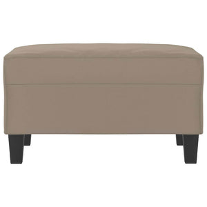 Poggiapiedi Tortora 70x55x41 cm in Tessuto Microfibra 349361