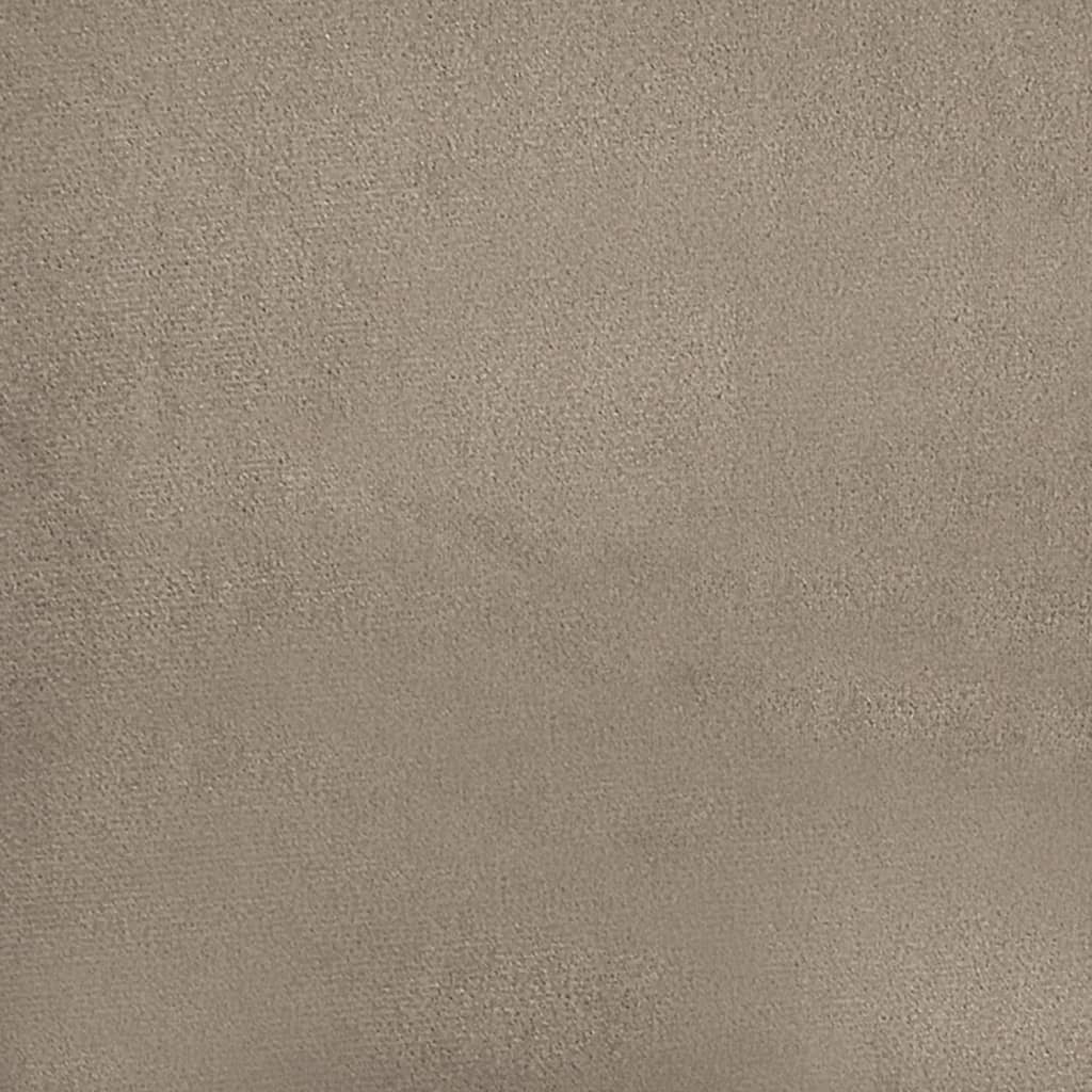 Poggiapiedi Tortora 70x55x41 cm in Tessuto Microfibra 349361