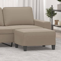 Poggiapiedi Tortora 70x55x41 cm in Tessuto Microfibra 349361