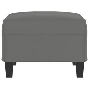 Poggiapiedi Grigio Scuro 70x55x41 cm in Tessuto Microfibra cod mxl 70708