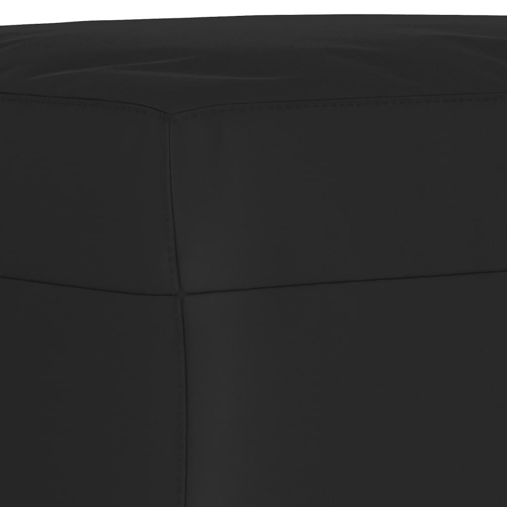 Poggiapiedi Nero 70x55x41 cm in Tessuto Microfibra cod mxl 65136