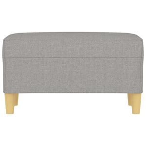 Panca panca 70 x 35 x 41 cm tessuto grigio chiaro 02_0010585