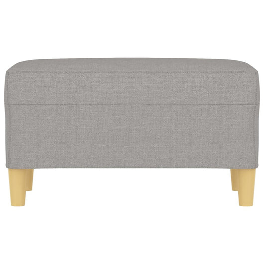 Panca panca 70 x 35 x 41 cm tessuto grigio chiaro 02_0010585