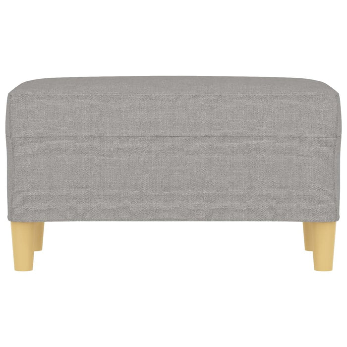 Panca Grigio chiaro 70x35x41 cm in Tessuto 349367