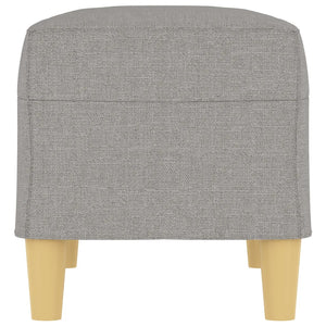 Panca Grigio chiaro 70x35x41 cm in Tessuto 349367