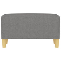 Panca Grigio Scuro 70x35x41 cm in Tessuto cod mxl 68842