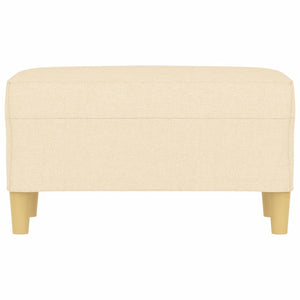 Panca crema 70x35x41 cm in Tessuto 349369