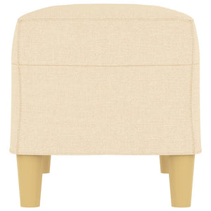 Panca crema 70x35x41 cm in Tessuto 349369