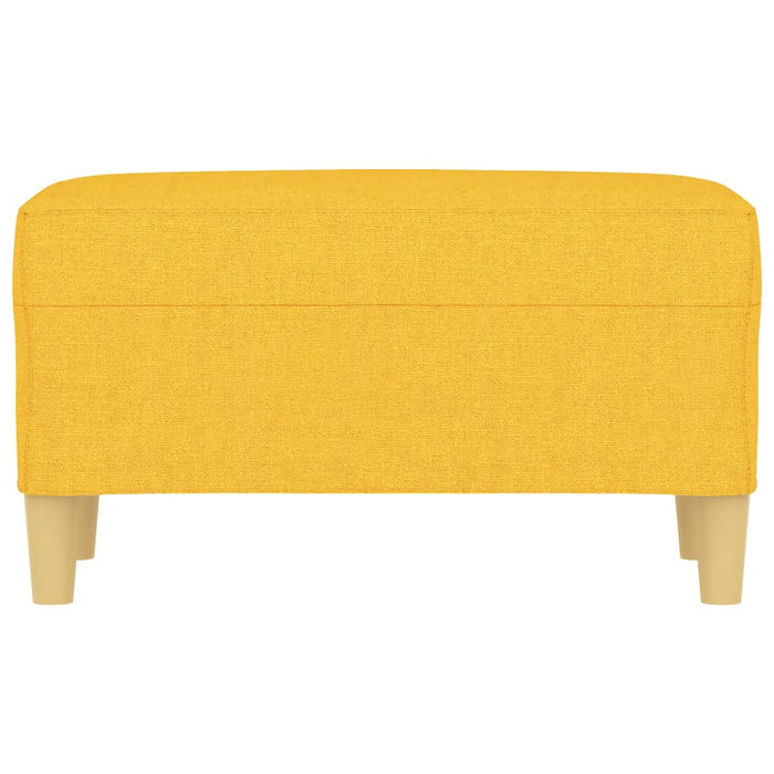 Panca Giallo Chiaro 70x35x41 cm in Tessuto 349372