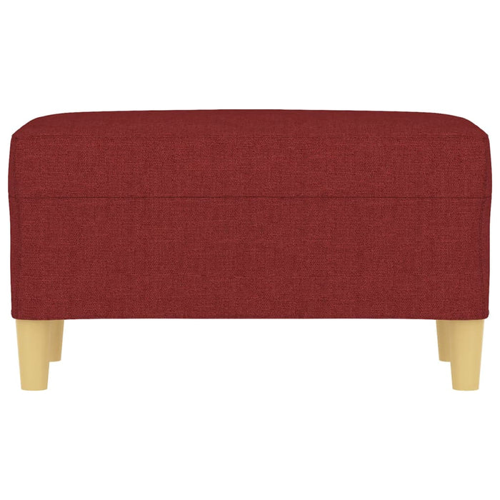 Panca Rosso Vino 70x35x41 cm in Tessuto cod mxl 63908