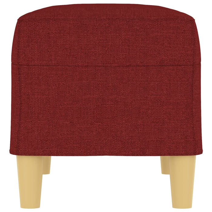 Panca Rosso Vino 70x35x41 cm in Tessuto cod mxl 63908