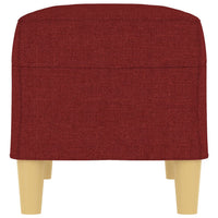 Panca Rosso Vino 70x35x41 cm in Tessuto 349373