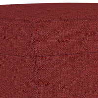Panca Rosso Vino 70x35x41 cm in Tessuto 349373